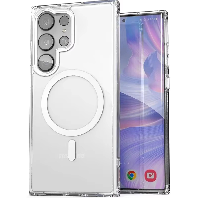Samsung Galaxy S24 - Casing Pengisi Daya Nirkabel Magnetik Magsafe