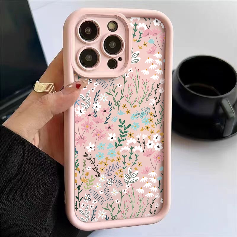 Xiaomi Redmi Note 14 - Casing iPhone Motif Bunga Bambu Tinggi