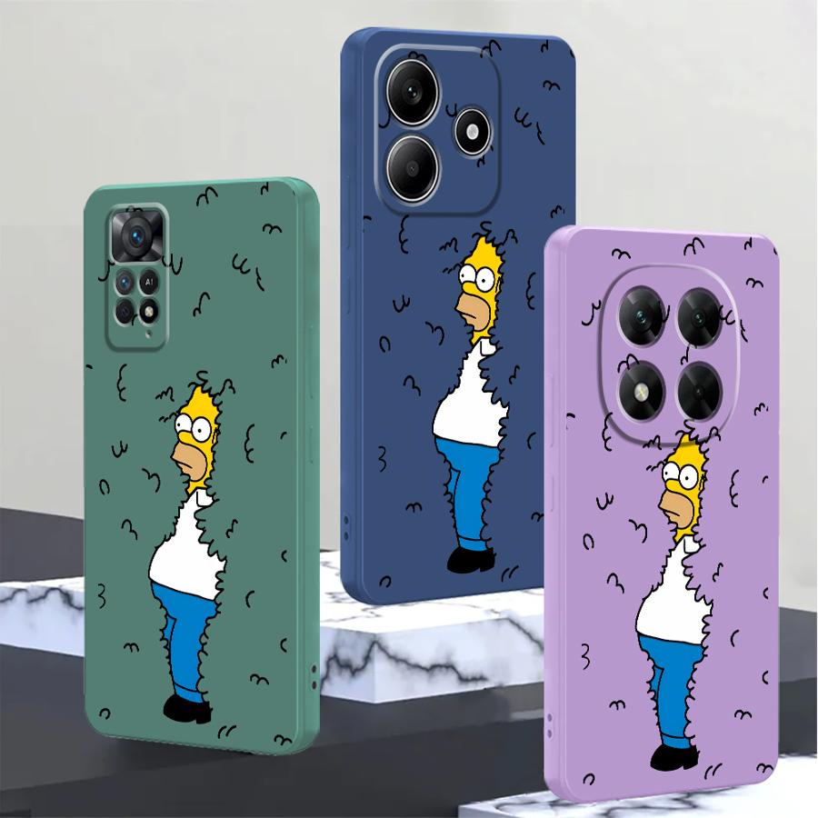 Xiaomi Redmi Note 14 - Casing Penutup Ponsel S-simpsons Cool Bart