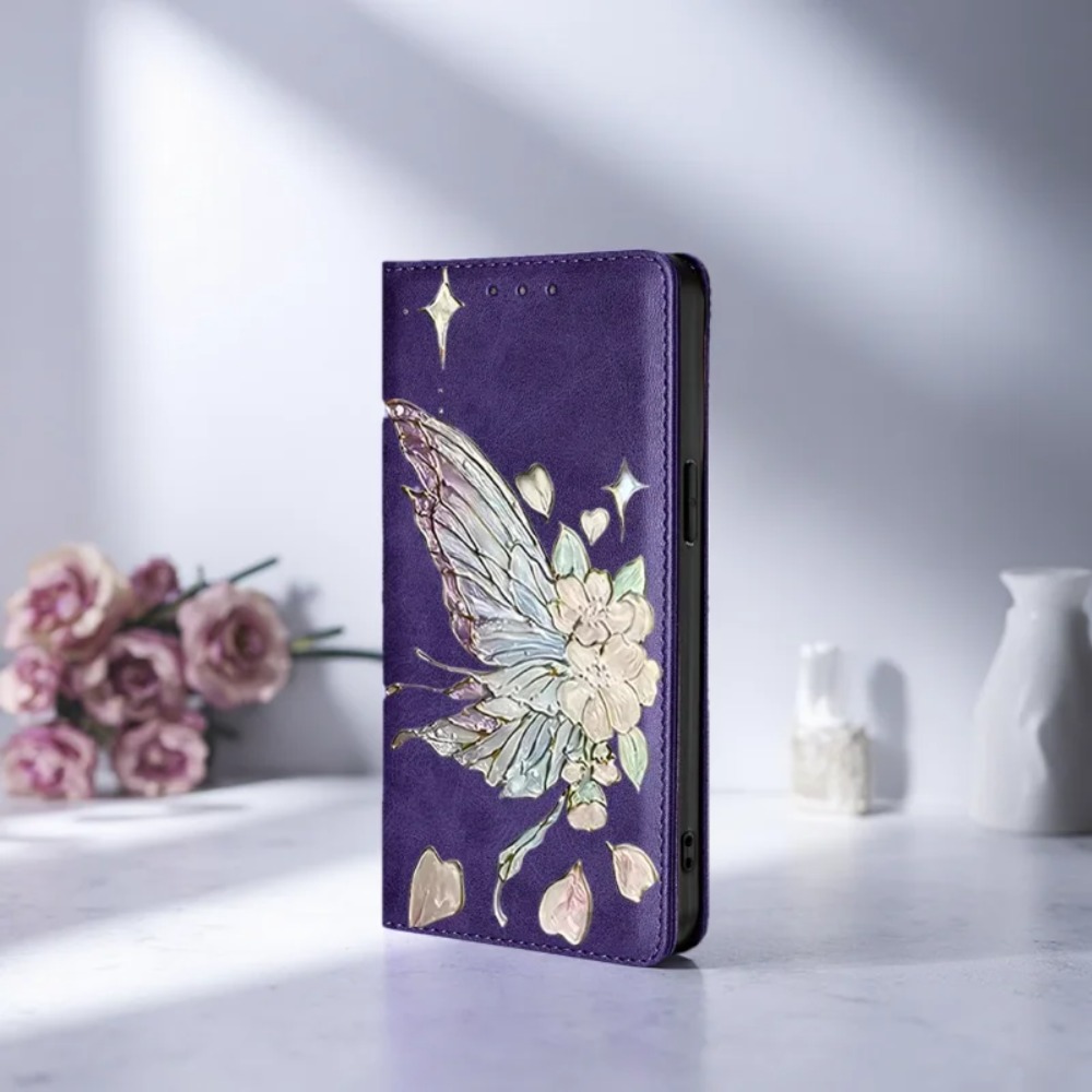 Samsung Galaxy S24 - Casing Dompet Kulit Lipat Magnetik Berlapis