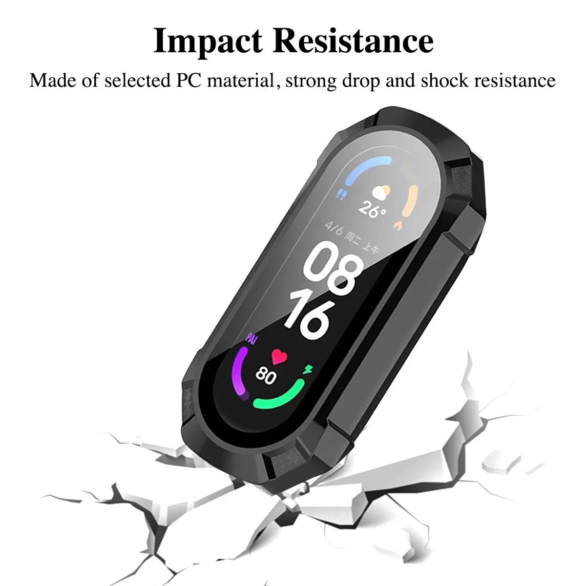 Kaca Tempered + casing, untuk  - Smartwatch Screen Film ulasan dan harga
