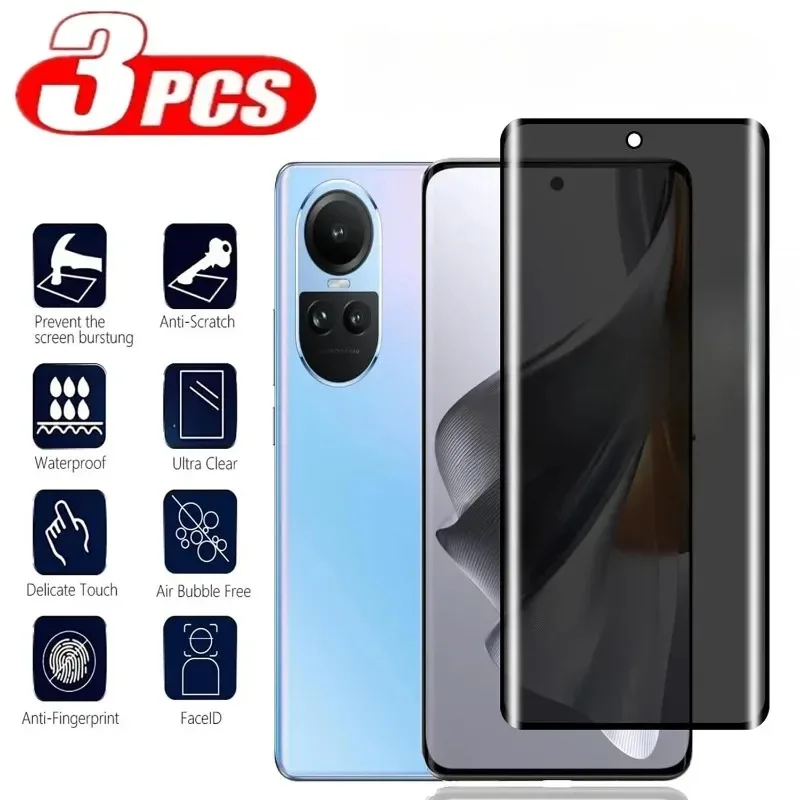Kaca privasi pelindung layar 3 - Oppo Reno 12 ulasan dan harga